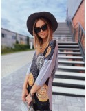 Gray tunic with print 1959 - Online store - Boutique